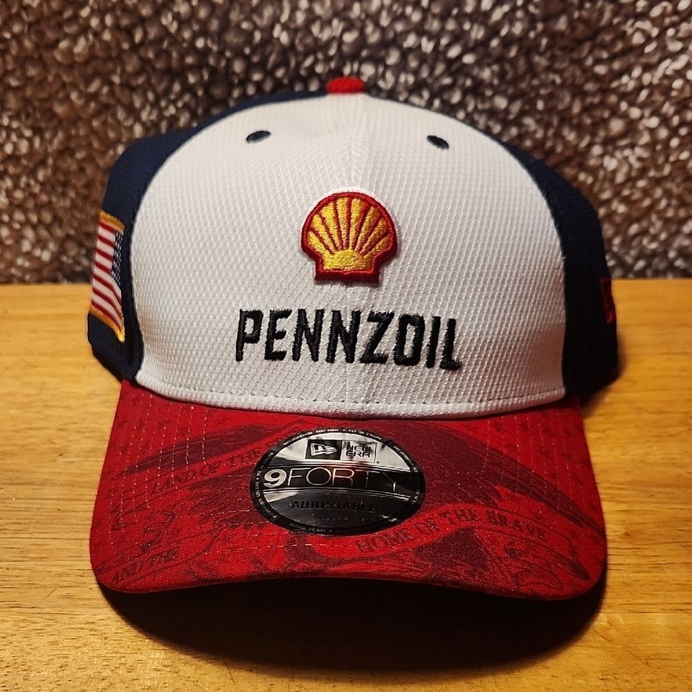 New Era 9Forty Nascar Joey Logano Pennzoil Velcroback Hat - New